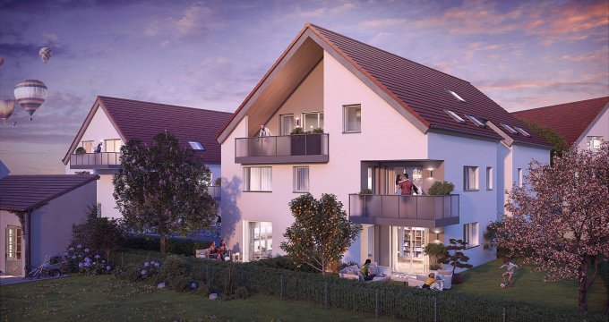 Achat / Vente appartement neuf Holtzheim appartements et maisons en plein cœur du village (67810) - Réf. 8293