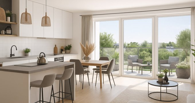 Achat / Vente appartement neuf Huningue au coeur des Trois Frontières (68330) - Réf. 13634