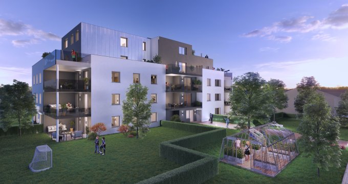 Achat / Vente appartement neuf Souffelweyersheim proche centre commercial Coeur Alsace (67460) - Réf. 6365