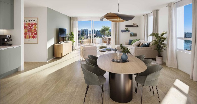 Achat / Vente appartement neuf Huningue à deux pas des bords du Rhin (68330) - Réf. 12481