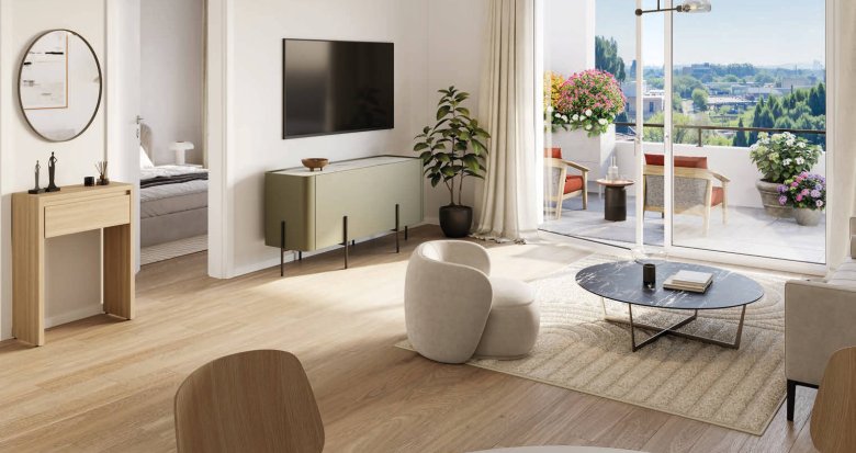 Achat / Vente appartement neuf Huningue à deux pas des bords du Rhin (68330) - Réf. 12481