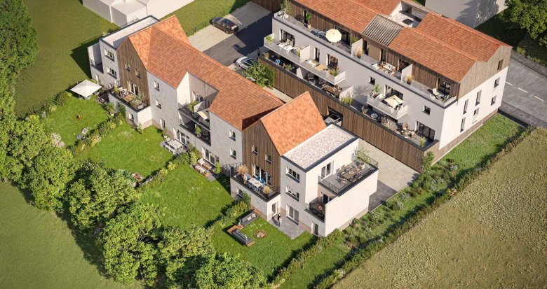 Achat / Vente appartement neuf Mittelschaeffolsheim à 6 min en voiture de Brumath (67170) - Réf. 12513