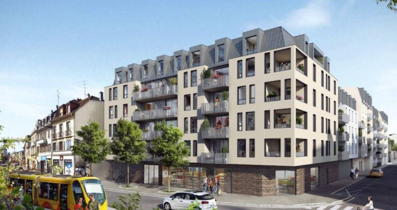 Achat / Vente appartement neuf Mulhouse proche tramway Cité Administrative (68100) - Réf. 6891