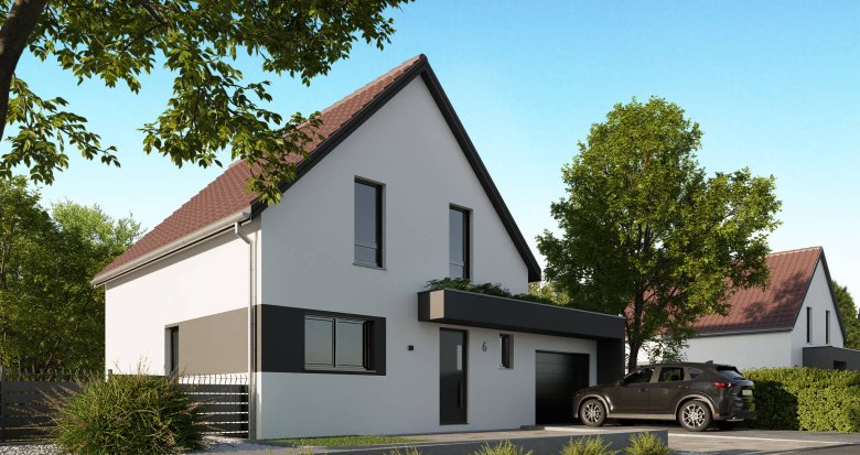 Achat / Vente appartement neuf Niederschaeffolsheim maisons individuelles secteur calme (67500) - Réf. 7892