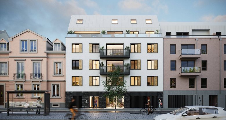 Achat / Vente appartement neuf Strasbourg quartier calme proche commerces et transports (67000) - Réf. 7456