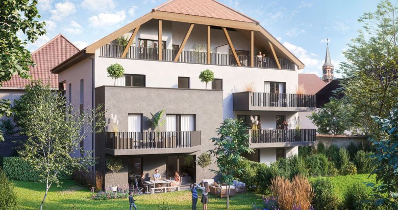 Achat / Vente appartement neuf Wintzenheim cœur du village à 12 min en voiture de Colmar (68920) - Réf. 13331