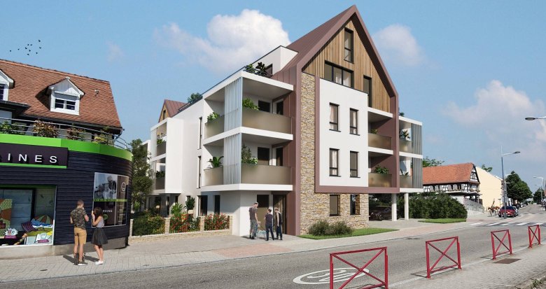 Achat / Vente appartement neuf Eckbolsheim en plein hypercentre (67201) - Réf. 8335