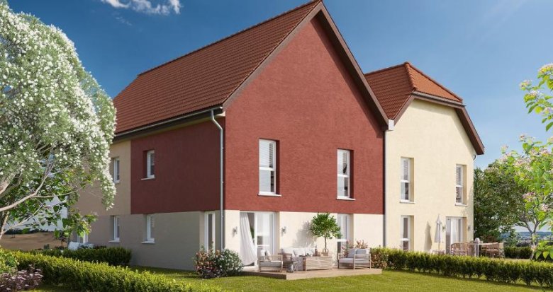 Achat / Vente appartement neuf Rouffach quartier verdoyant entre Colmar et Mulhouse (68250) - Réf. 7991