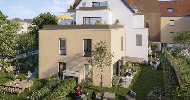Achat / Vente appartement neuf Strasbourg à 15 min du centre-ville en tramway D (67000) - Réf. 11809